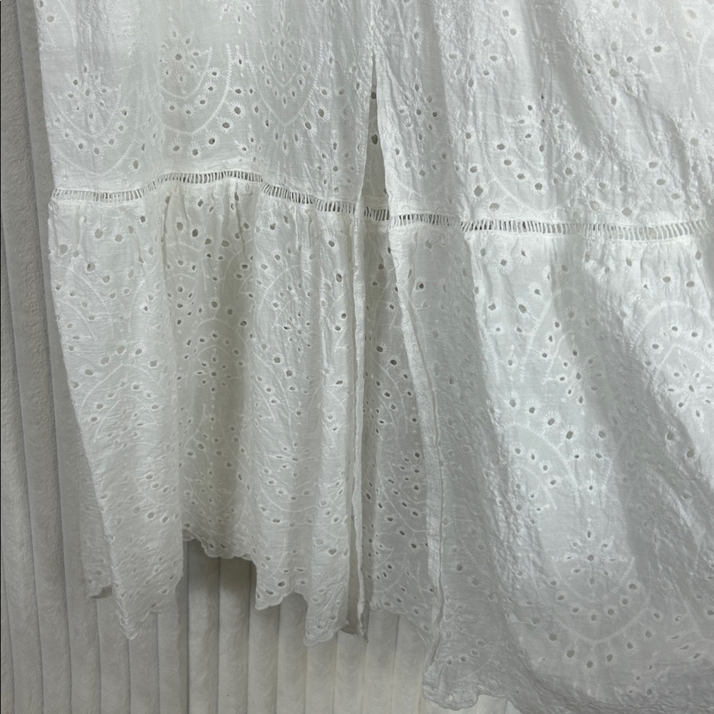 Simplee Eyelet Lace Coquette Cottagecore Romantic maxi dress XL - Picture 4 of 11
